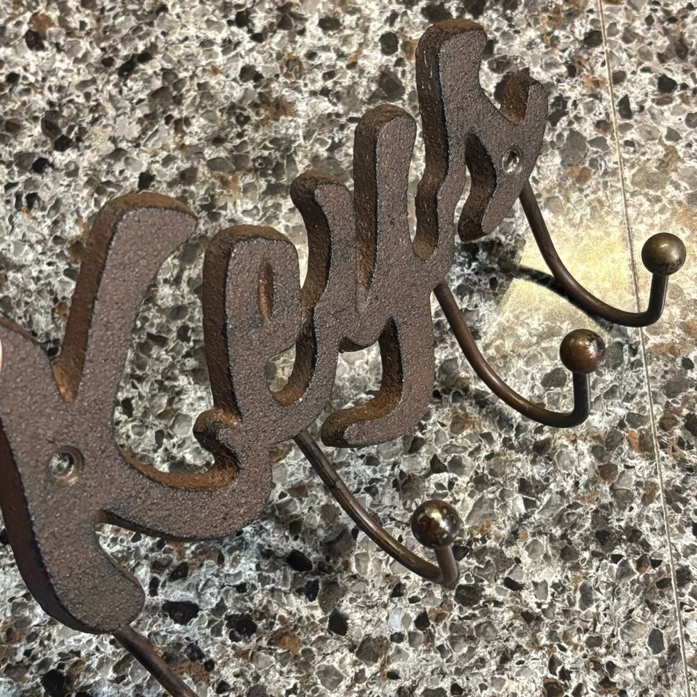 Rustic “keys” holder